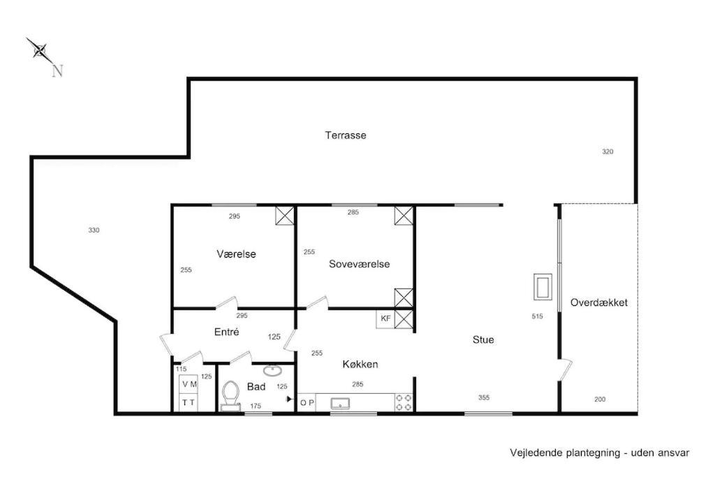 Вілла Cozy House With Stunning Sea Views Pandrup Екстер'єр фото